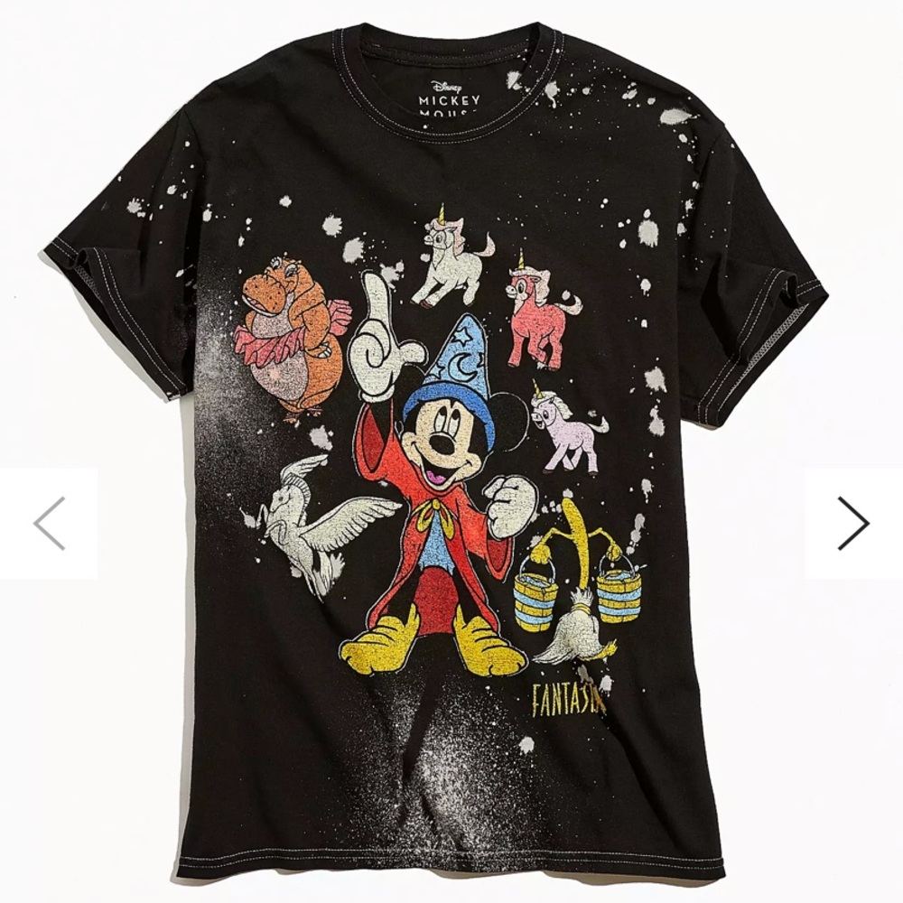 Disney Disney Fantasia Mickey Mouse UO Exclusive Tie-Dye Tee